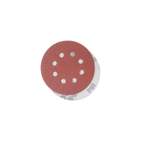 Discos abrasivos de grano 60, 125 mm de grano, ideales para lijar, pulir y eliminar óxido HSDPS5M100, paquete de 100