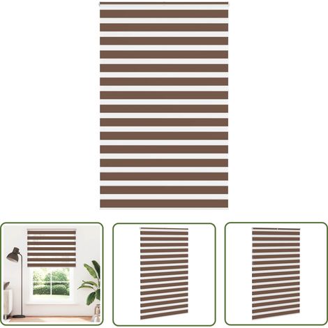 vidaXL Store zèbre marron 140x230cm largeur du tissu 135,9cm polyester (1/5)