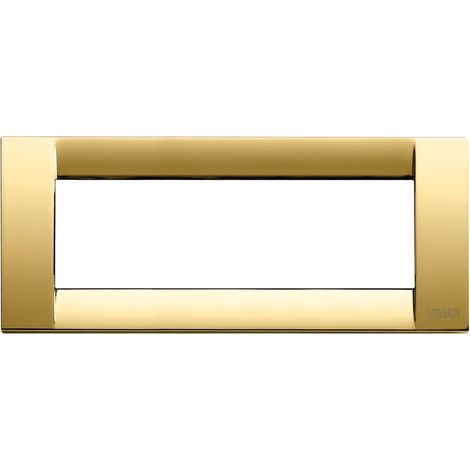 Placca Classica 6M oro lucido Vimar Idea 16736.32