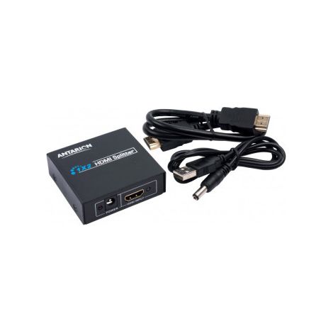 ANTARION Splitter HDMI Amplificateur Interne Noir