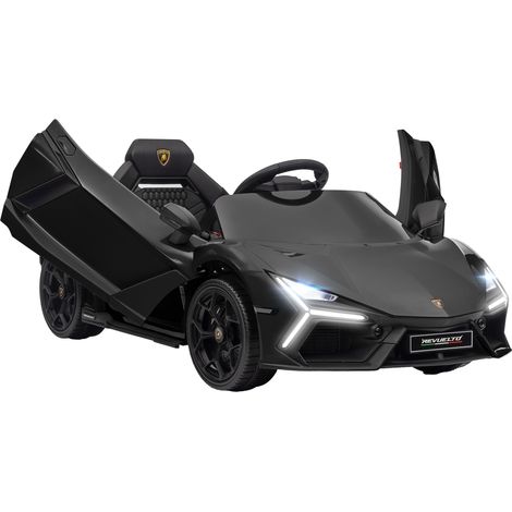 AIYAPLAY Lamborghini Revuelto Licensed Ride On Car, with Suspension, Black (1/5)