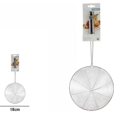 Trade Shop - 18 CM EDELSTAHL KÜCHENSIEB SPINNENSIEB 66273 -