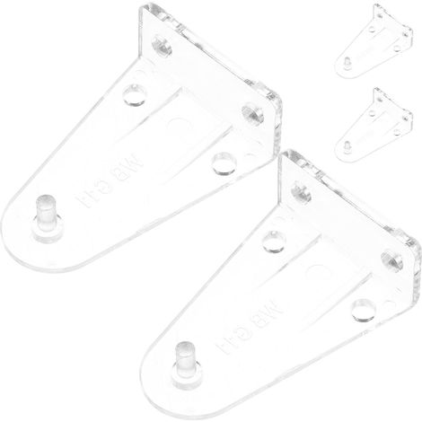 Clips pour Stores en Pom Faciles à Utiliser Nettoyer Lot de 4 Supports de Fixation Pratiques et Résistants pour Stores D'intérieur (1/5)