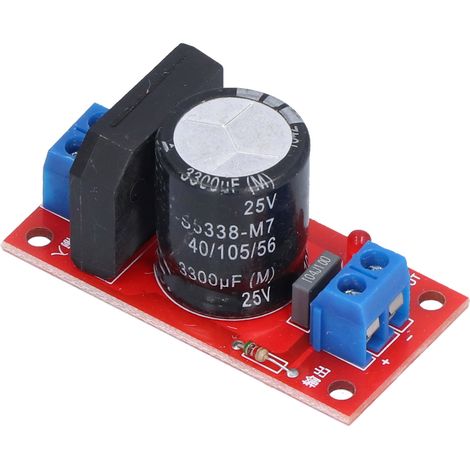 Gleichrichterfilter-Netzteilplatine 8A AC zu DC, elektrisches Zubehör mit roter LED-Anzeige (1/5)
