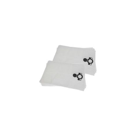 Lot de 10 sacs pour aspirateur Flex VCE 44 L AC, VCE 33 M AC, VCE 44 H AC – Microfibre non tissée 52,5cm x 39cm – Blanc (1/5)