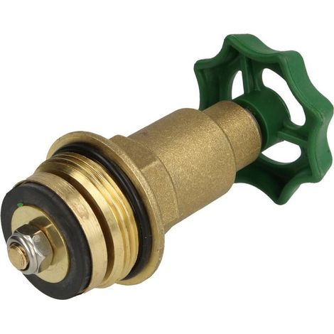 Tête pour soupape à passage direct 1 1/4" avec broche non montante