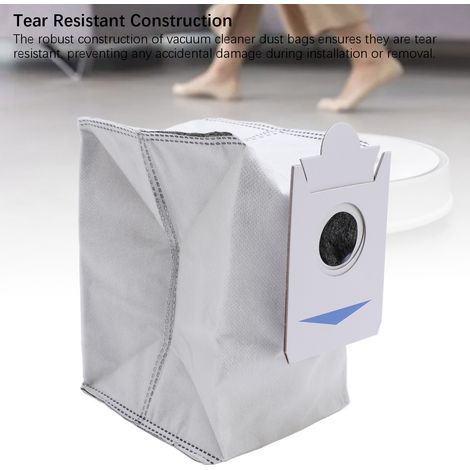 Ortviai Sacs à poussière pour robot aspirateur Ecovacs X2, X2 Pro et X5 Pro – 6 pièces en tissu non tissé (1/4)