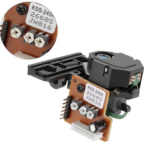 1 lentille laser de remplacement générique KSS-240A pour lecteur optique CD/DVD KSS240 (1/5)