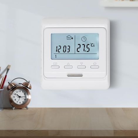 Programmierbarer 3A-Raumthermostat für elektrische Fußbodenheizung (ohne Sonde) (1/4)