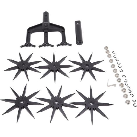2-in-1 Belüfteter Vertikutierer, Bodenfräse, Gartenfräse, Handfräse, Bodenwendegerät (1/5)