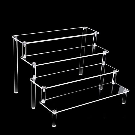 Présentoir d'artisanat cosmétique à la maison transparent R17-quatre modèles conventionnels de 40 cm (1/5)