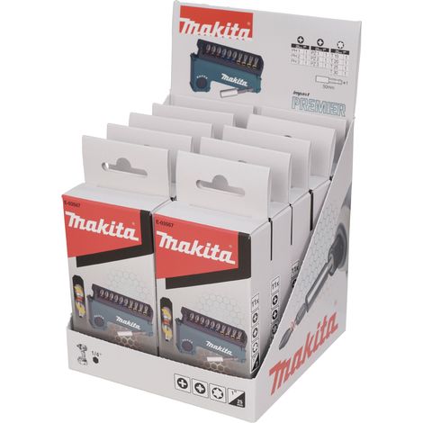 Makita Torsion Bitsets im Thekendisplay Impact Premier 11tlg. (1/2)
