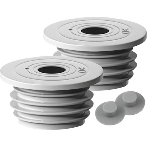 Joint de Tuyau de vidange de Machine à Laver, Dispositif Anti-Reflux d'échappement - Bouchon de vidange de Sol avec Joint de Tuyau d'égout de 2 pièces,Anneau d'étanchéité pour Tuyau de Cuisine ver (1/5)