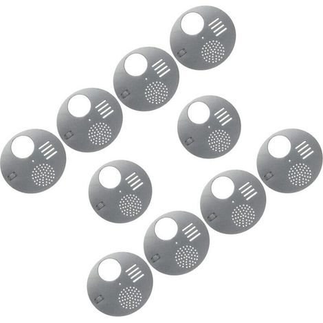 Lot de 10 portes d'entrée pour boîte à noix de ruche, plaque d'entrée (diamètre : 12,5 cm) - Équipement d'apiculture Outils pour ruche Outils d'apiculture (1/5)