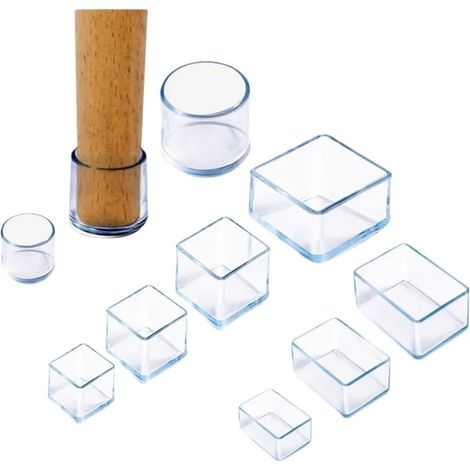 Embouts en caoutchouc pour pieds de chaise, patins silicone meubles (1/5)