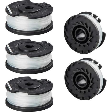 TEENO VPCD2095 Lot Reflex 5 bobines de 5 m&egravetres de Fil, Blanc, 1,5 mm4