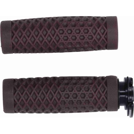Poignées d'accélérateur moto 22mm en silicone brun, compatibles GY6 50cc 80cc 125cc 150cc scooter (1/5)