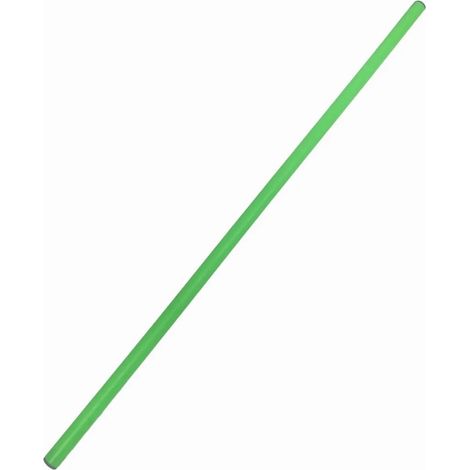 Poteau de sport robuste en PVC vert, 160 cm, pour une utilisation polyvalente en intérieur et en extérieur. (1/4)