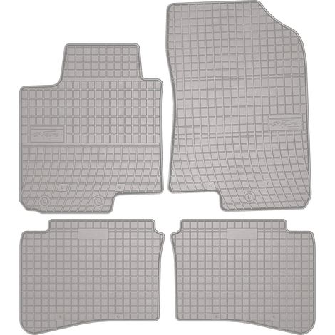 Alfombrillas de goma para coche: Hyundai i20 III hatchback (2020-) - color gris, ajustadas (1/5)