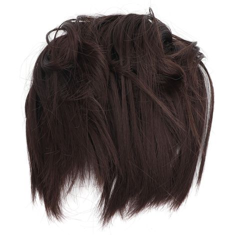 Chignon Flou Naturel Perruque avec Bande Élastique Ajustable, Postiche Coiffure Décoiffée pour Femmes et Filles, Accessoire Cheveux Q17-6 (1/5)
