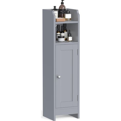 Meuble de Salle de Bain, Armoire d’Angle, 18 x 19 x 80 cm (1/5)