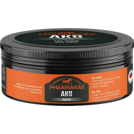 Pasta aks pharmaka protegge il cavallo da possibili lesioni dovute all'ingestione o morsicatura di pezzi di materiale 200 ml