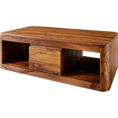 Table basse 118x65 Palissandre ciré Noisette TORONTO 252