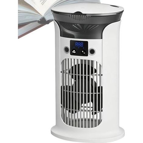 Verstellbarer, tragbarer Klimaanlagenventilator mit Licht – Persönlicher Turmventilator für Zuhause, Wohnzimmer, Nachttisch, Büro, Küche, Studentenwohnheim, Camping, Reisen, Sommer (1/5)