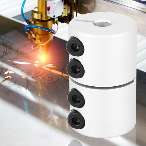 Starre Kupplung aus Aluminiumlegierung D25 x L40 für Graviermaschinen, mit einer Innenbohrung von 6,35 bis 8 mm (1/5)
