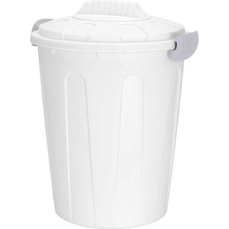 Cubo de basura de 23 litros con tapa. (1/3)
