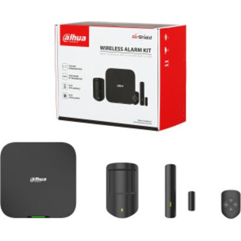 (dhi-art-arc3800h-03-cam-fw2(868)-b-v3) Kit d'alarme 4G Dahua Alarms, comprenant un panneau de contrôle pour 150 appareils v