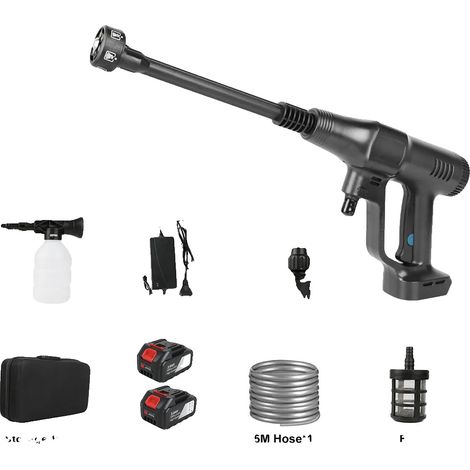 Pistolet de Nettoyage Haute Pression, Pression Maximale de 200 BAR, Design Sans Fil, B (1/2)