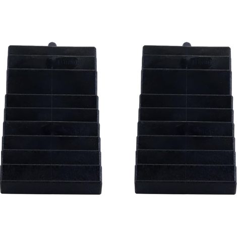 Lot De 2 Cales De Roue Avec Poignées, Protège-pneus En Plastique Pour Remorque, Pour Caravane, Van, Voiture, Moto, Camping-car (1/5)