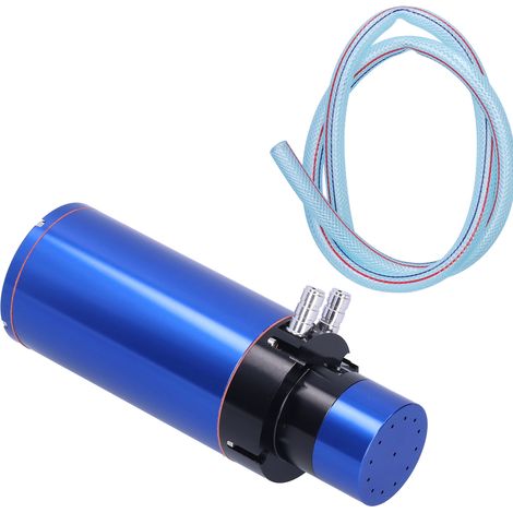 Universeller Motoröl-Auffangbehälter mit Entlüftungsfunktion und Manometer (0–14 PSI), blau (1/5)