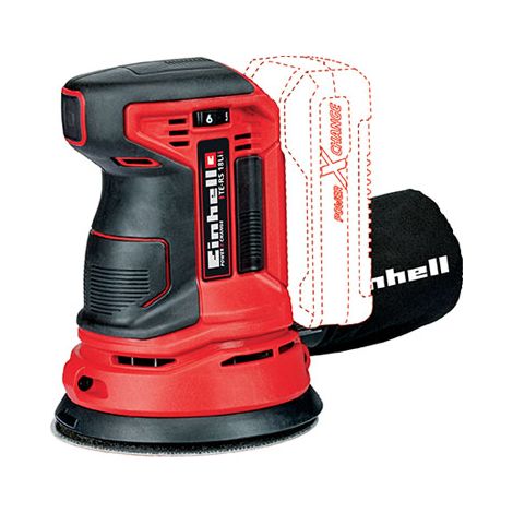 LEVIGATRICE ROTORBITALE BATTERIA TERS18LI EINHELL  VOLT 18 XCHANGE SOLO CORPO MACCHINA
