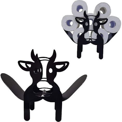 Tierförmiger Toilettenpapierhalter aus Metall (1/5)