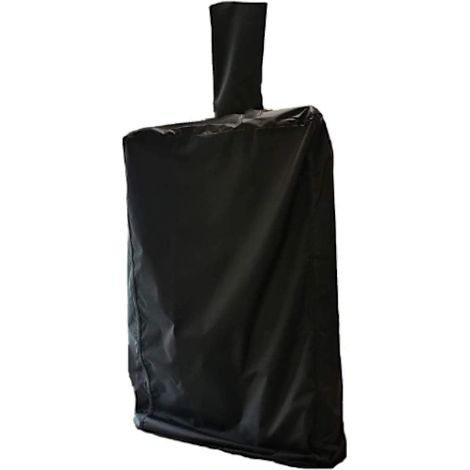 Housse de protection imperméable en polyester pour fours à pizza extérieurs à bois et à charbon, noire, 170 x 65 x 55 cm (1/5)