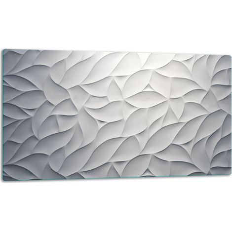 Tablero de corte de placa de vidrio 52x30 blanco (1/5)
