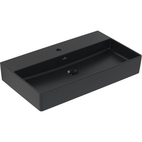 VB WT Memento 2.0 800x470mm rectangulaire 1HL. o ÜL Dessous fermé Noir Purc+