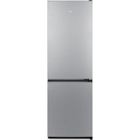 Indesit INKS 8261 S4E Frigorifero combinato a libera installazione, Statico , 54 cm, Classe E, Silver, 39 db, h 1770cm