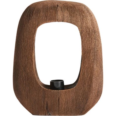 Light & Living - lampada da tavolo - Kelafo - marrone - legno -