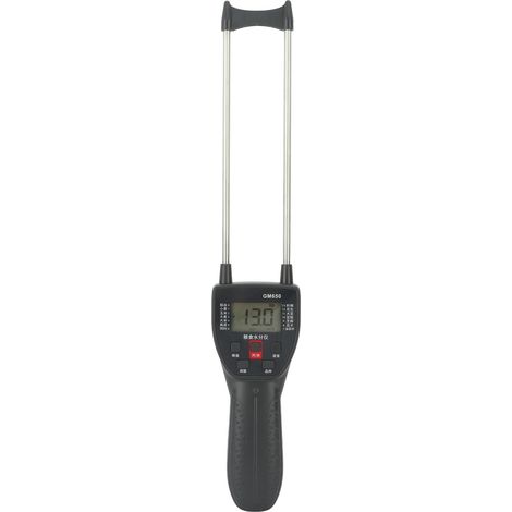 Humidimètre numérique LCD pour grains, testeur de rétroéclairage à double sonde avec invite vocale pour haricots, riz, blé, maïs