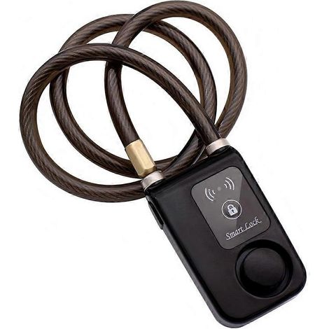 Wasserdichtes Bluetooth-Fahrradschloss mit Codeeingabe, Edelstahlkette, erhöhte Sicherheit für Fahrräder (1/5)