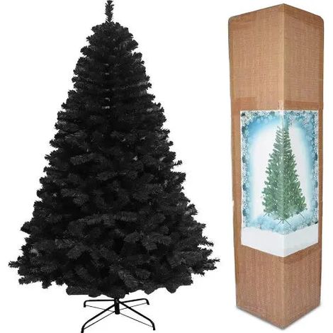[GEBRAUCHT] B-Ware Shatchi Weihnachtsbaum Tannenbaum Künstlich Alaskan Pine Schwarz 3,6 M Stän832