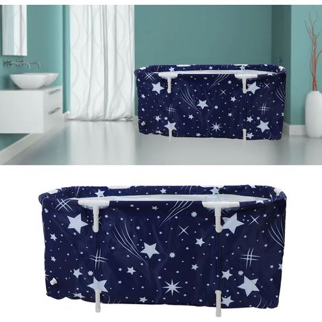 Baignoire Portative Multifonction Grand Espace Bain Corporel Complet Folding Soaking Bath Tub pour Kids Adults pour Shower Stall Type 2 (1/4)