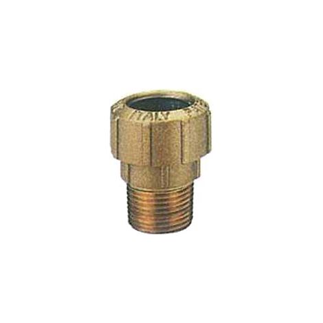 RACCORDO VX DRITTO MASCHIO PER TUBO POLIETILENE ART.015- - M 3/4 x ø mm.25 - 5 pezzi ITAP