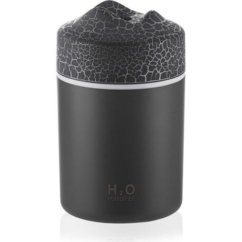 Mini humidificateur de voiture, Mini Humidificateur Ultrasonique avec 2 Mode Brume Réglable, Arrêt Automatique et Veilleuse Colorée, USB Humidificateur Portable pour Auto Maison Bureau Chambre(gris) (1/5)