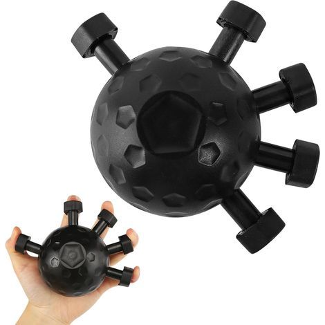 Finger Gripper Musculation Avant Bras Poignet et Rééducation Main Résistance Balles Pour Renforcement de la Force de Prise et Amélioration de la Santé des Mains 1pc (1/5)