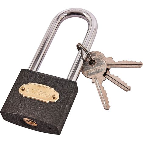 50mm Long Shackle Iron Padlock - T0700C (1/3)