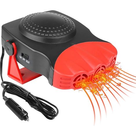 Tragbare Autoheizung 12V 150W, Wird mit drehbarer Halterung geliefert, 16x10x14cm (1/5)